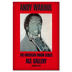 Warhol Poster: The American Indian Series (Red)