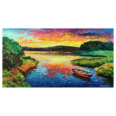 Sunset Canoe