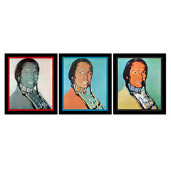 American Indian Series 3 Piece Set (Red, Blue & Black)