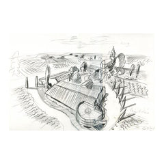 View of Chateau Prieure-Lichine (Bordeaux)