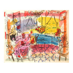 Salon Rouge of Chateau Lafite-Rothschild