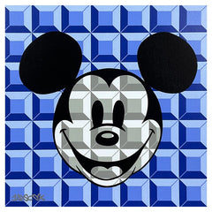 Blue 8-Bit Mickey