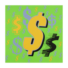 Dollar Signs (Green Italic)
