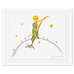 The Little Prince On His Planet