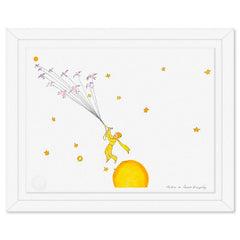 The Little Prince Flying Away