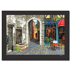 Fresco and Fountain (Black)
