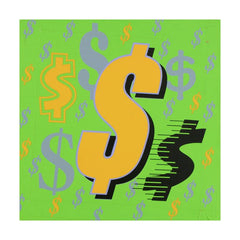 Dollar Signs (Green Italic)