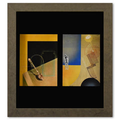Etude (Bleue, Verte) de la serie Graphismes 1