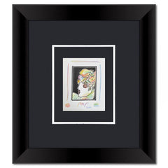 Lady with Profile and Flowers III