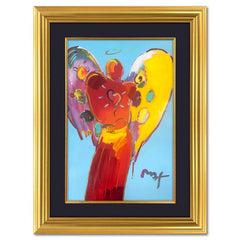 Red Angel with Heart