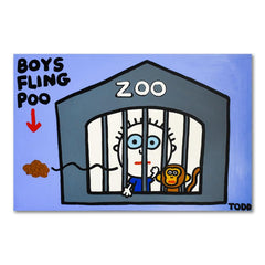 Boys Fling Poo