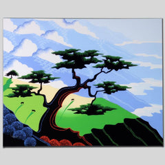 Cows, Coast, Tree