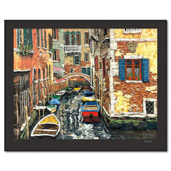 Boats of Venice (Black)