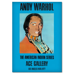 Warhol Poster: The American Indian Series (Blue)