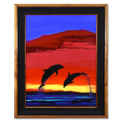 Sunset Dolphins