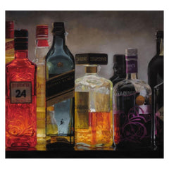 Bottles Illuminating the Night