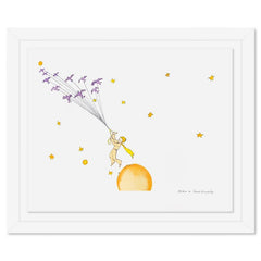 The Little Prince Flying Away