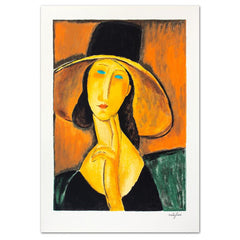 Protrait Of A Woman With Hat