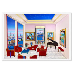 Interior with Four Picassos