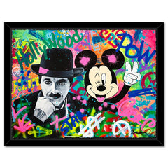Chaplin & Mickey Mouse