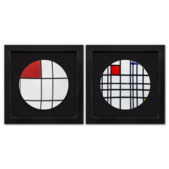 Composition with Yellow, Blue and Red