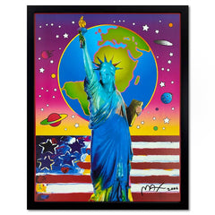 Liberty with Earth & Flag