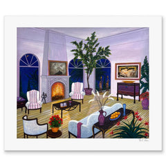 Interior with Monet and Gauguin