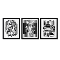 Tilla, Calcis, et Afa de la serie Lineaires (Triptych)