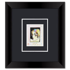 Lady with Profile and Flowers II