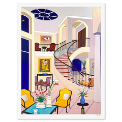 Interior with Klimt