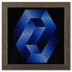 Gestalt - Bleu de la serie Hommage A L'Hexagone