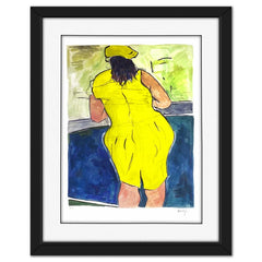 Woman in Red, Lion Pub (Yellow)