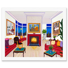 Interior with Van Gogh