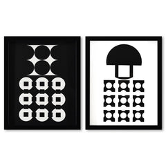 Mimas et Canopus de la serie Corpusculaires (Diptych)